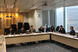 Meeting with Authority of Qianhai Shenzhen-Hong Kong Modern Service Industry Cooperation Zone of Shenzhen