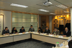 Meeting with Authority of Qianhai Shenzhen-Hong Kong Modern Service Industry Cooperation Zone of Shenzhen