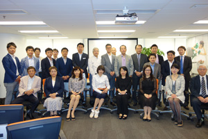 Japanese insurance delegation